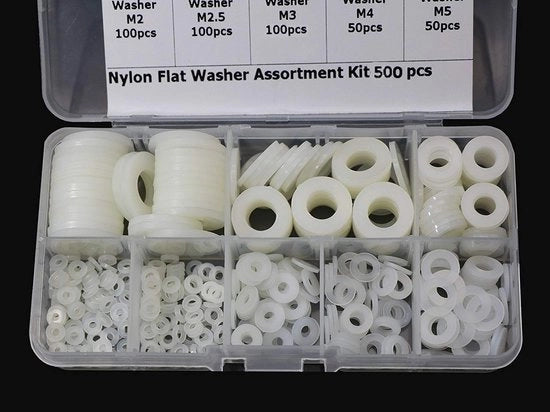 Set di anelli di plastica - versatile e sostenibili - pacchetto da 500