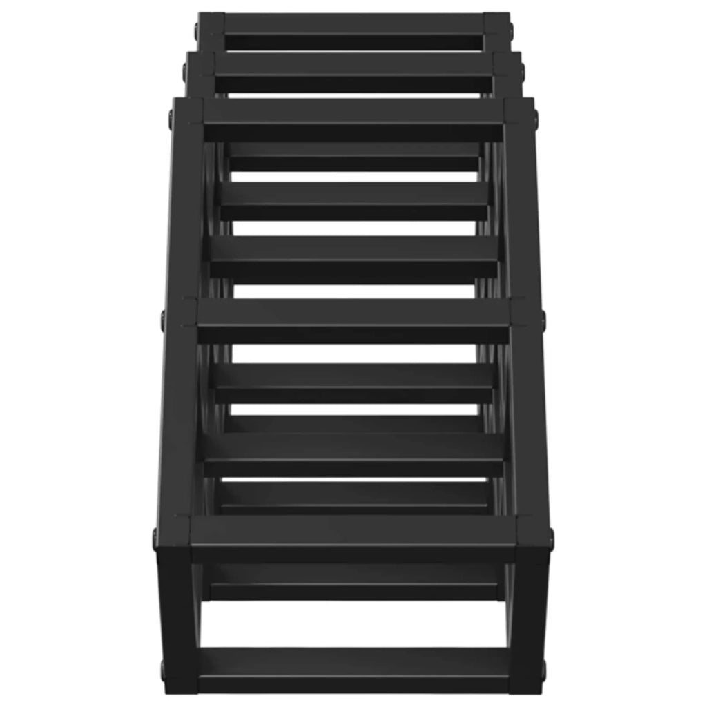 Portabottiglie Rovere Nero 63 x 16,5 x 25 cm 868218