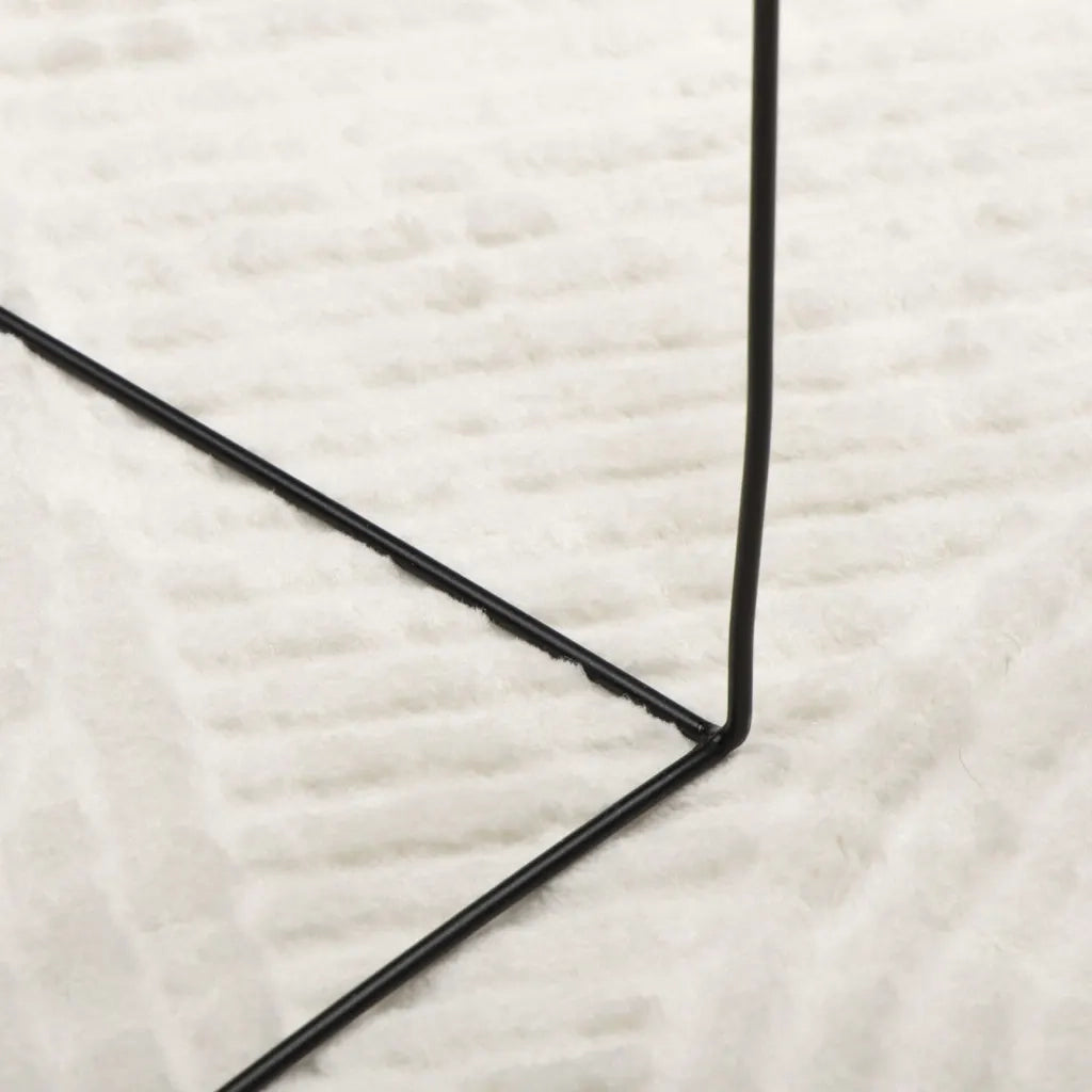 Tappeto IZA a Pelo Corto Aspetto Scandinavo Crema 80x150 cm 375438