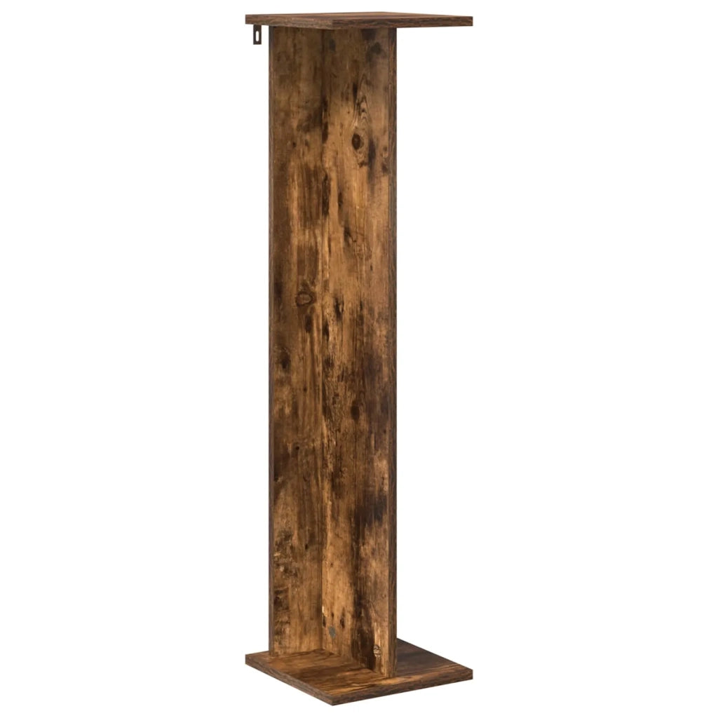 Supporto per piante 2 pz Rovere Fumo 25 x 25,5 x 100,5 cm 899635