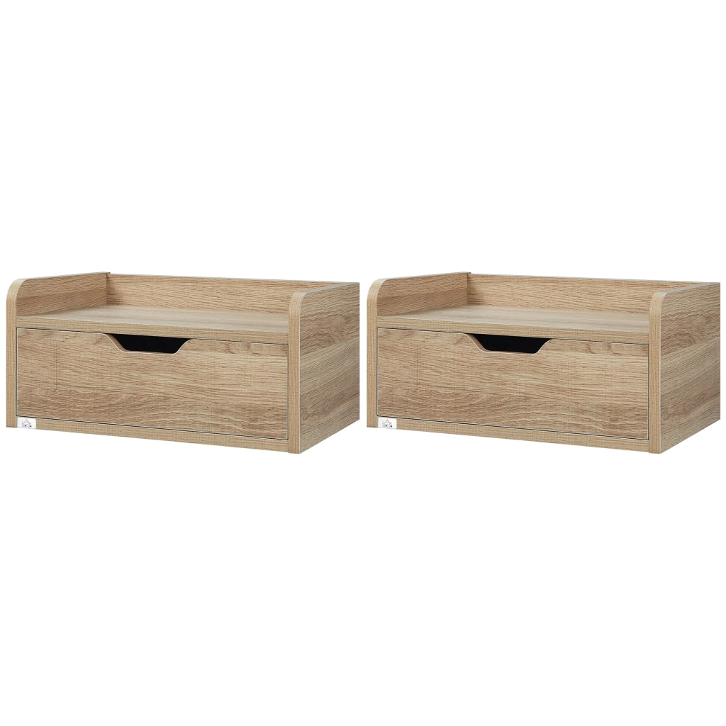 Comodino a muro ¨C zephmum ¨C 40x30x19,5 cm