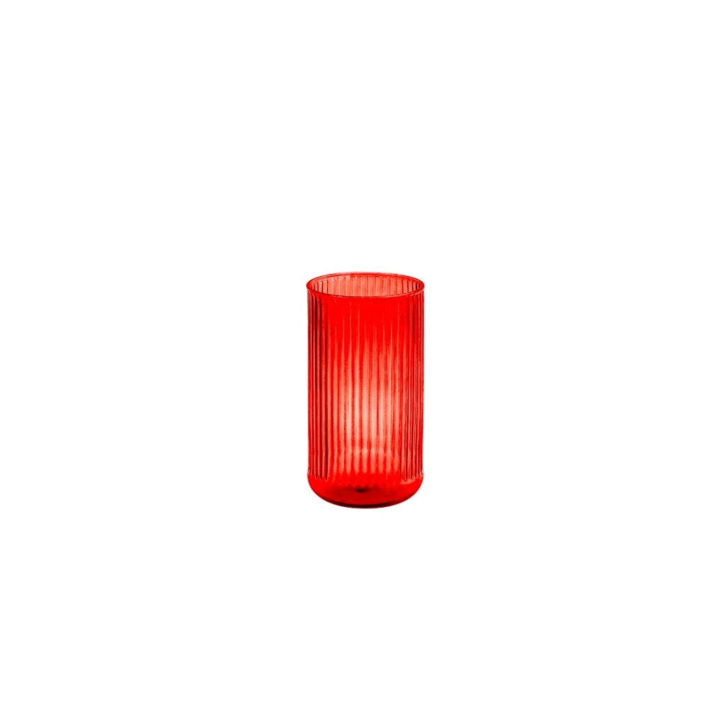 Bicchiere vetro venus rosso cl47
