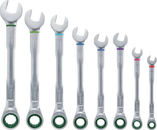 Set di chiavi per giardino e casa 8 pezzi - alta qualità - resistente alla ruggine - codifica a colori