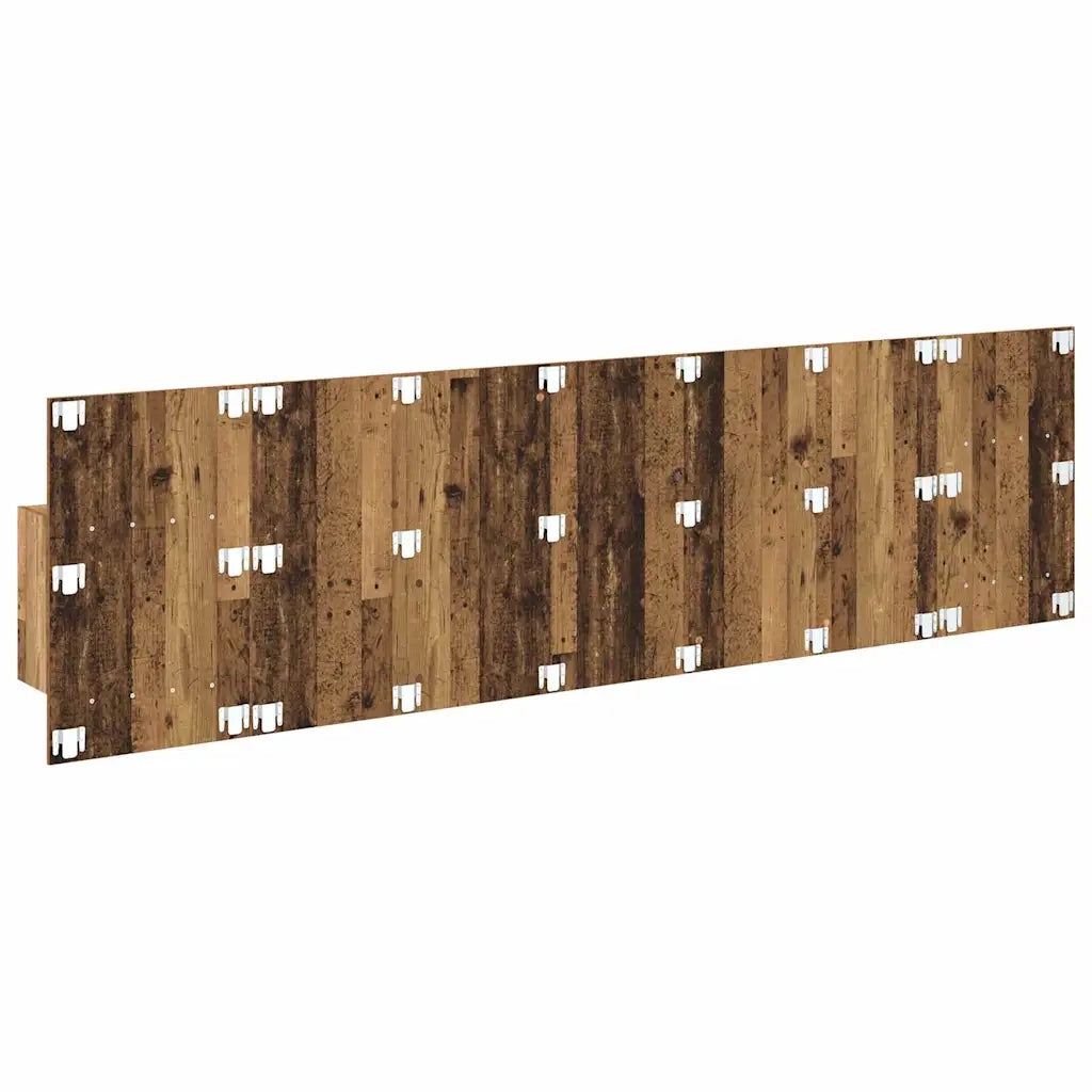 Testata con Comodino 3 pcs Legno vecchio Legno multistrato 3415614