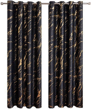 Verdistera blindate con due pannelli e stampo marmo dorato, anelli, adatte per zonterapia in soggiorno - 100 cm x 130 cm
