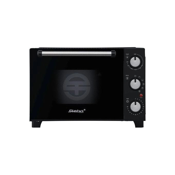 Steba 04-59-00 KB M19 Forno Compatto Elettrico 19 litri 1400 W Ventilato con Doppia Porta in Vetro (31x45x37 cm) colore Nero