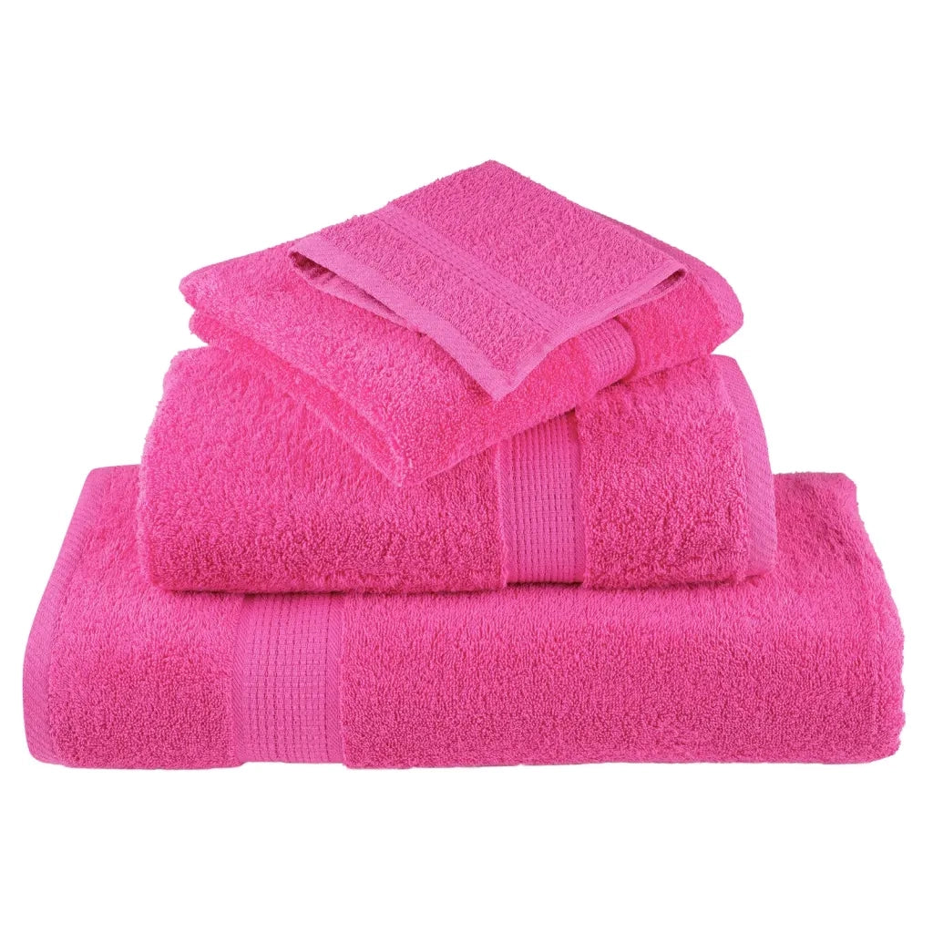Set ASciugamani SOLUND 8 pz Rosa 600 gsm 137552