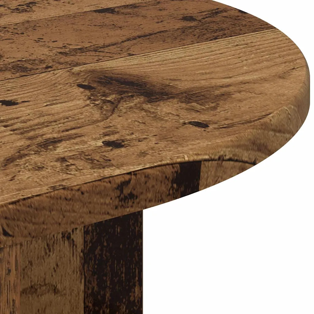 Tavolino | Tavolo laterale Legno vecchio 29,6 x 29,6 x 60 cm Legno multistrato