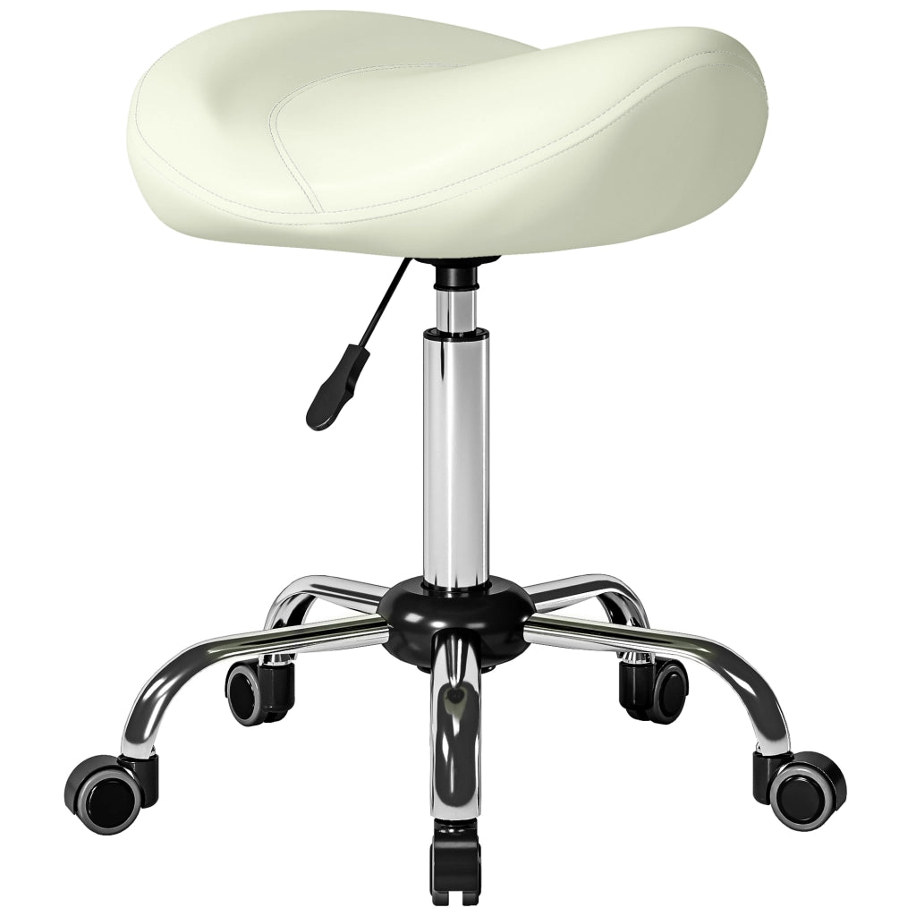 Sedia da massaggio regolabile in altezza ¨C zephmum ¨C similpelle crema