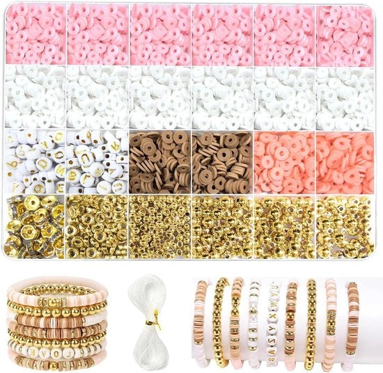 Kralen a forma di cerchio, 6 mm per bracciali - Kralen per collane e orecchini in HTML - Contenuto necessario