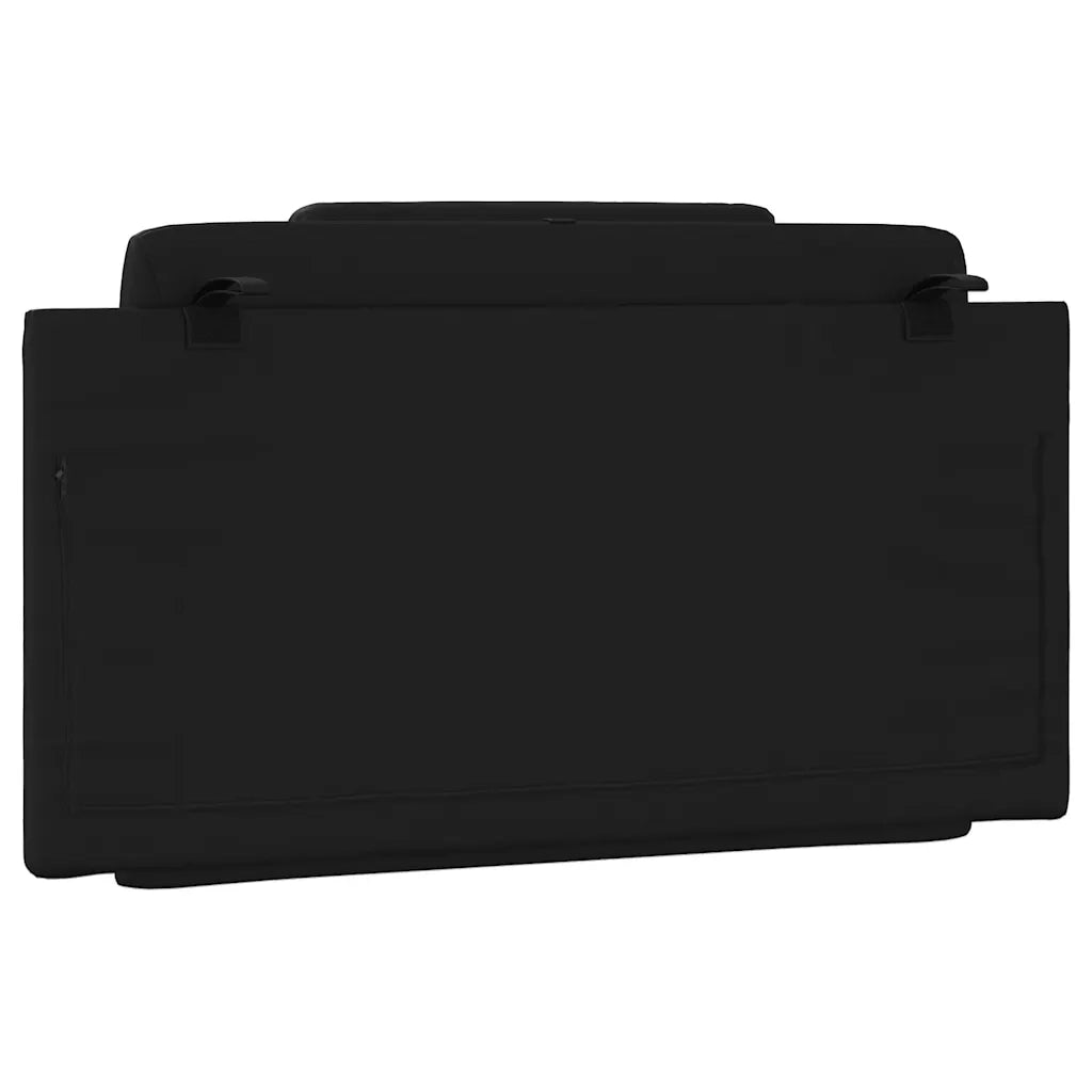 Cuscino Testiera-Cuscino per Testiera Viana Nero 100 cm in Similpelle