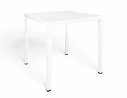Tavolo da esterno 70×70 cm tavolo da giardino bianco – Alan