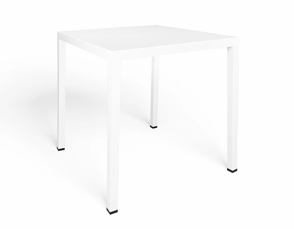 Tavolo da esterno 70×70 cm tavolo da giardino bianco – Alan