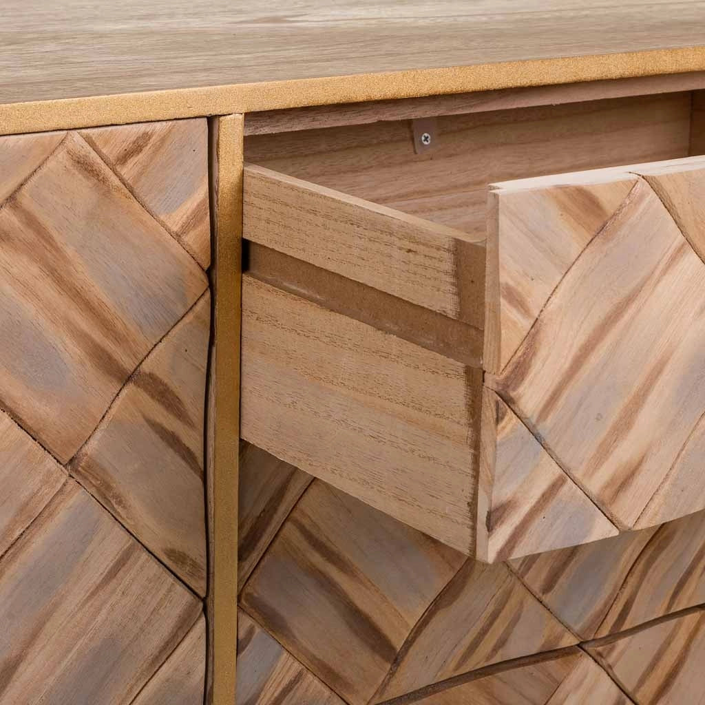 Credenza in legno marrone 120x40,5x81h