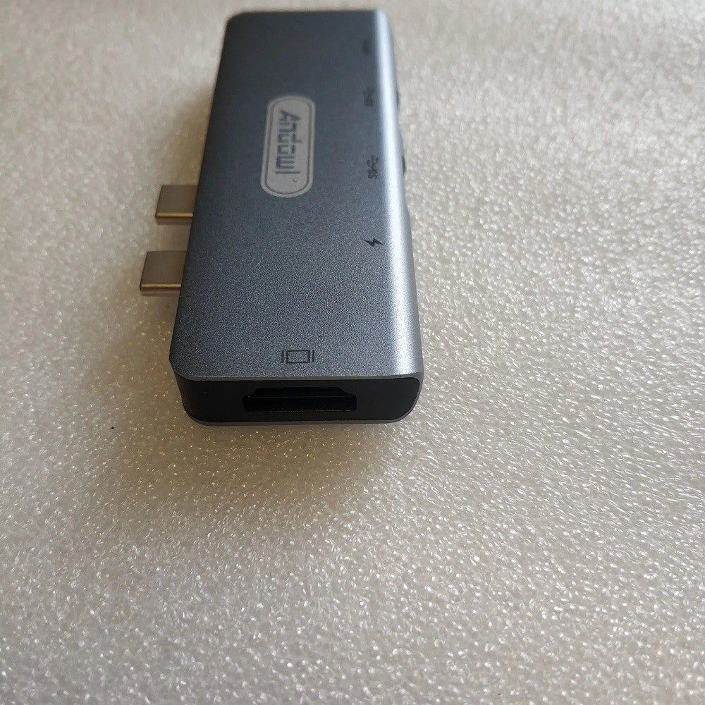 Trade Shop - Adattatore Convertitore Hub Multifunzione Per Computer Di Tipo C Hdmi Usb Q-a121 -