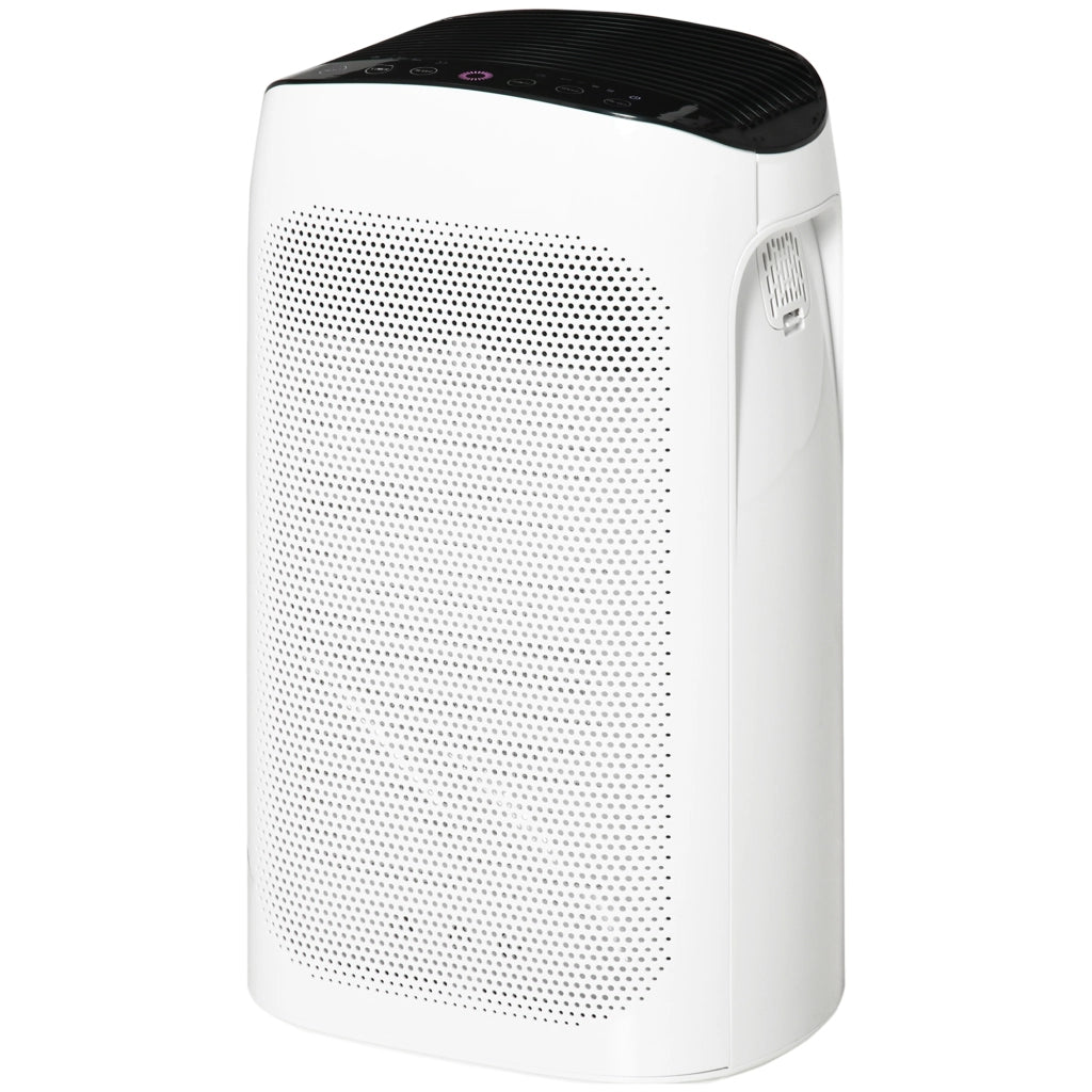 Purificatore d'Aria con Filtro HEPA a Triplo Strato, CADR 210m3/h, Air Purifier con 3 Velocit¨¤, Modalit¨¤ Sonno, Timer, Area coperta 25-35m3, per Pollini, Odori, Fumo, Polvere