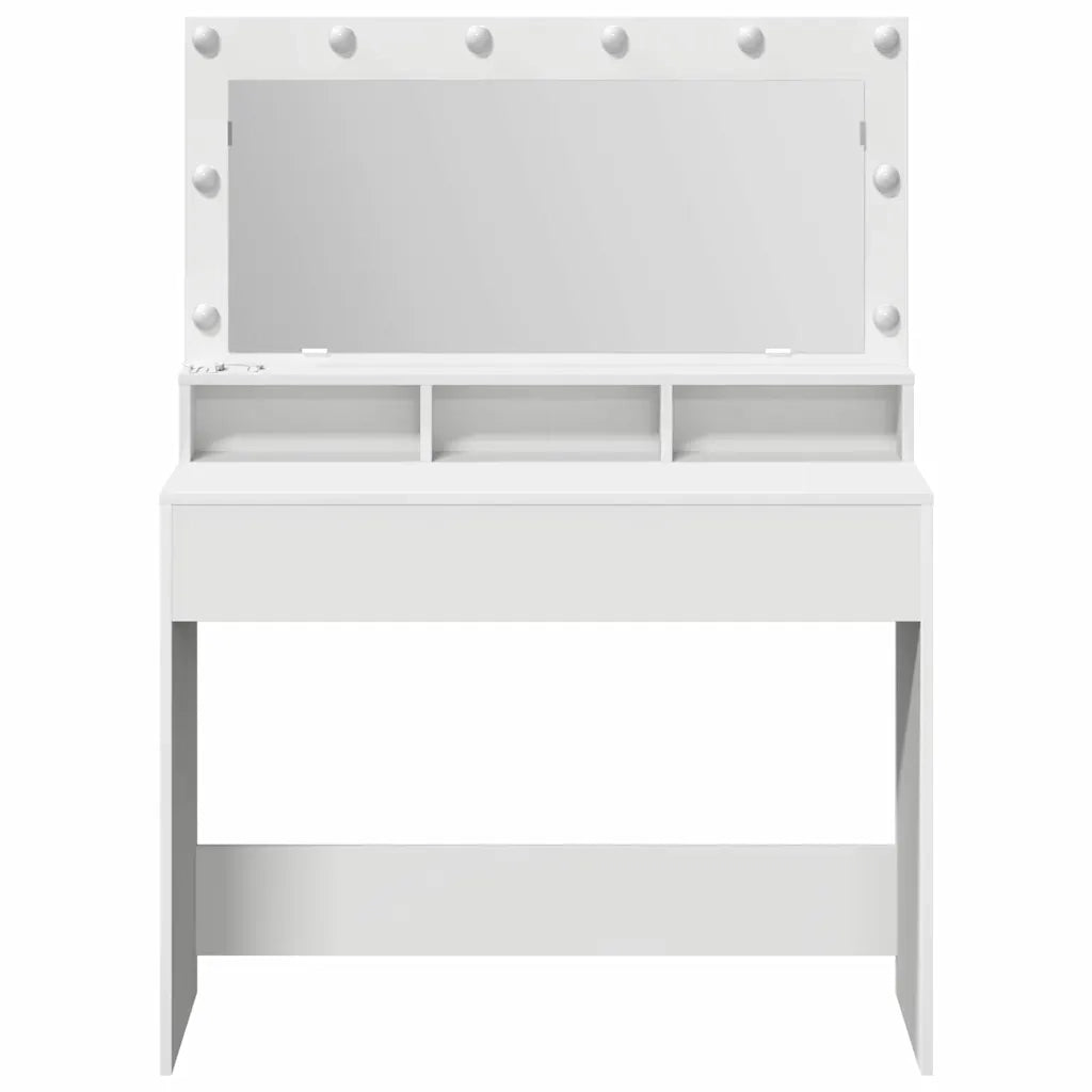 Tavolo da Trucco Bianco 100 x 41 x 135 cm Legno multistrato