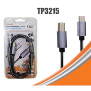 Trade Shop - Cavo Stampante Da Type-c A Usb Bm Per Organo Elettronico Computer 1.5mt Tpc3215 -