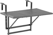 Tavolo per balcone ripiegabile - Resistente all'elemento - 60 x 40 cm