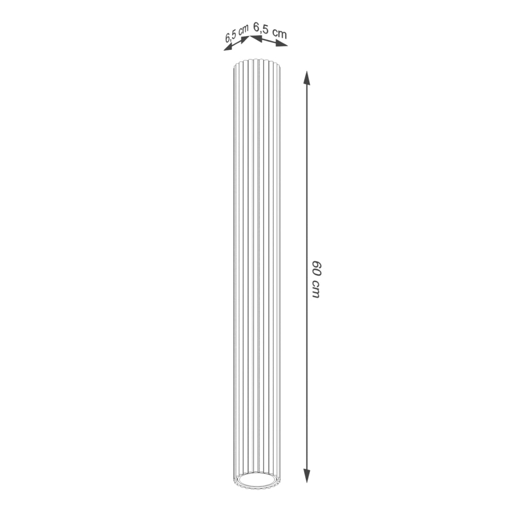 Lampada da soffitto KARBON 60 oro