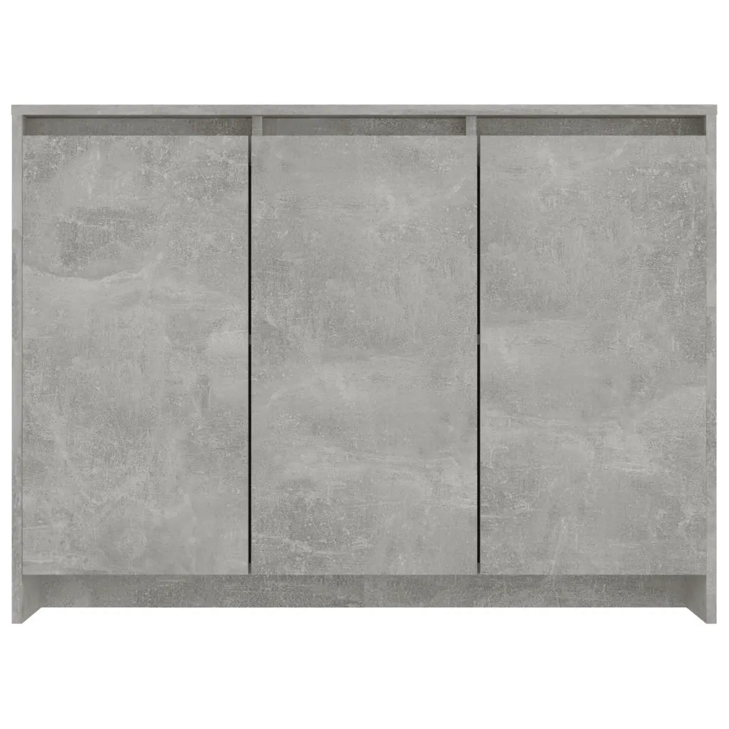 Credenza-Buffet-Armadio da cucina Grigio Cemento 102x33x75 cm in Truciolato