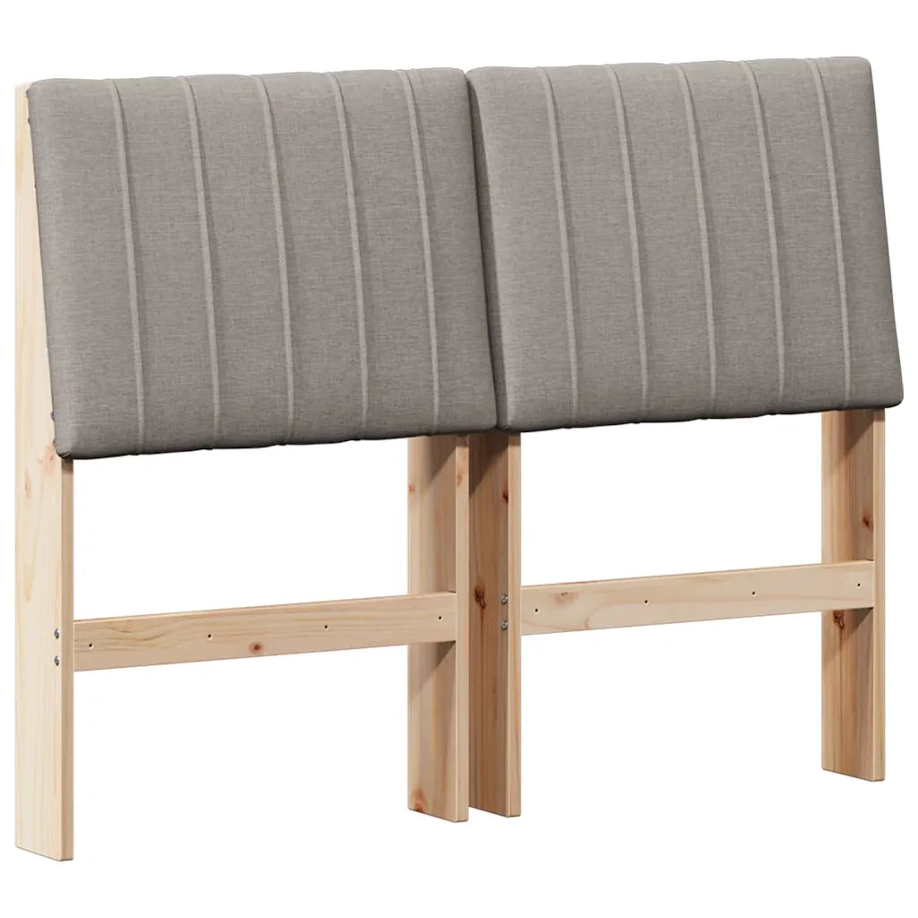 Testiera imbottita Talpa 120 cm Pino massello 879407