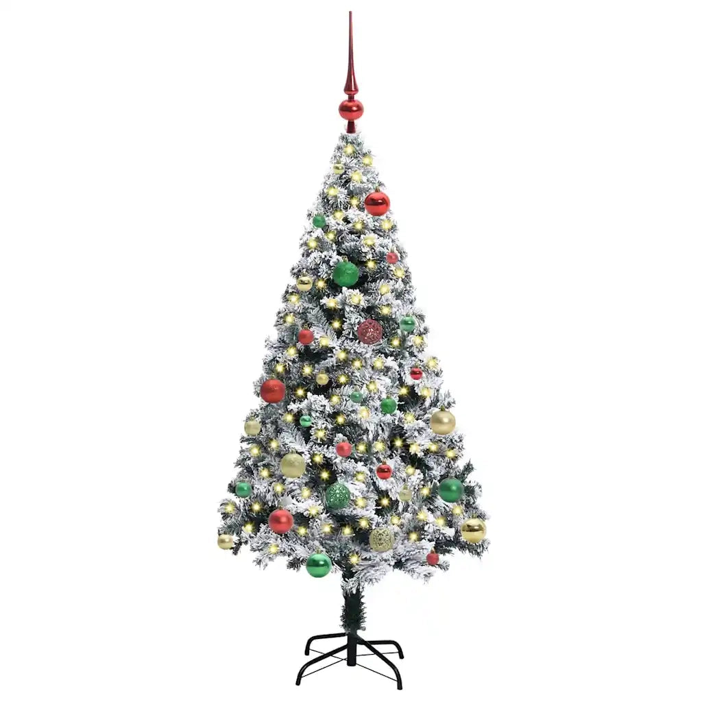 Albero di Natale artificiale con 150 LED Bianco 150 cm 3396957
