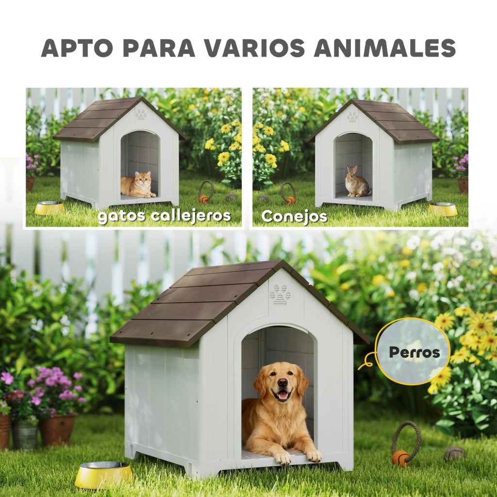 Cuccia per Cani Esterno Casa per Cani Grandi ¨C Minimal ¨C Marrone Scuro