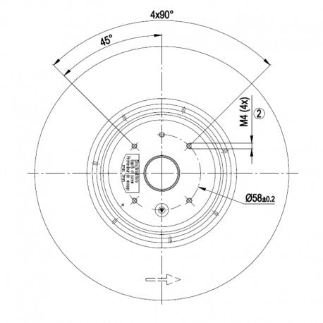 VENTILATORE CENTRIFUGO EBM R4S190-AC04-05