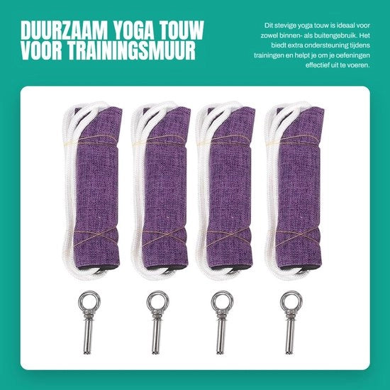 Accessorio per allenamento - Yoga - Telaio resistente - Per uso interno ed esterno - Esercizio - Materiale extra resistente
