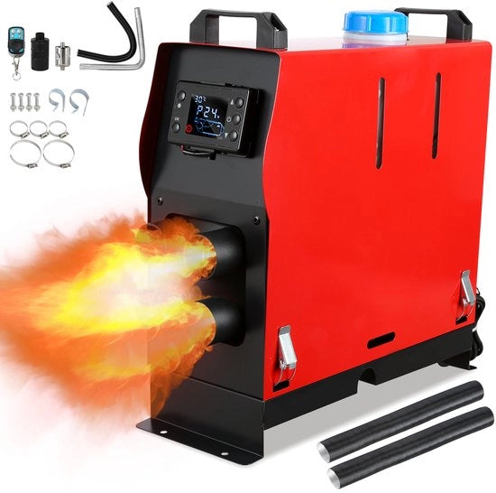 Caldaia a Diesel 12V 8KW per Camper, Caravan, RV - Riscaldatore per Auto, Camion, Bus, Barca - Fornitore di calore a distanza con display LCD digitale