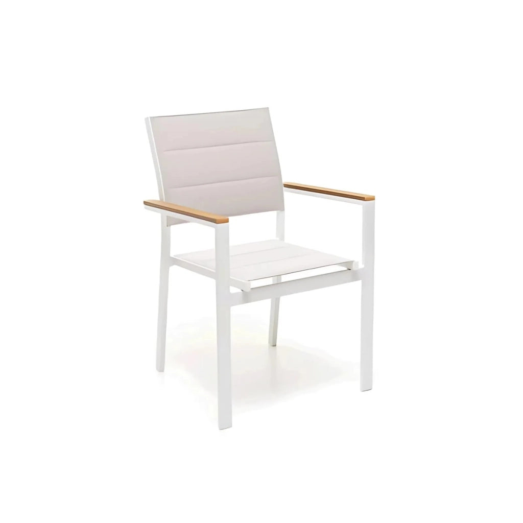 Poltrona Hills bianca cm 56x65x87h