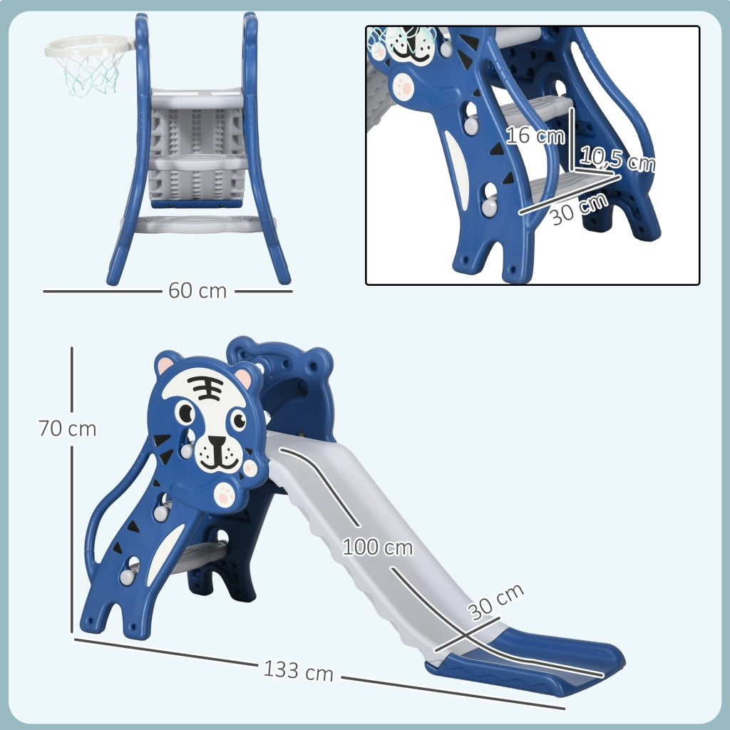 Toboga Bambini con Canestro ¨C Minimal ¨C Blu