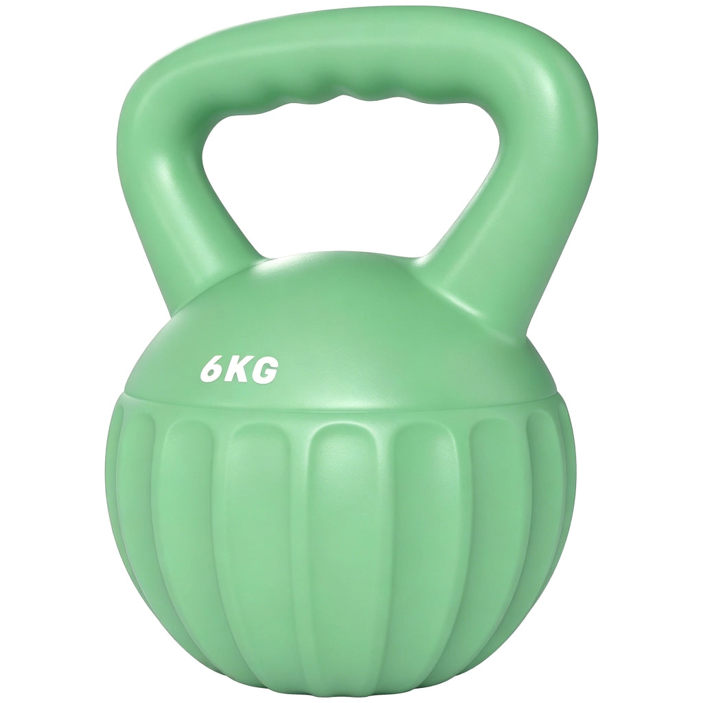 Kettlebell 6 kg ¨C Minimal ¨C Verde 17x17x23 cm