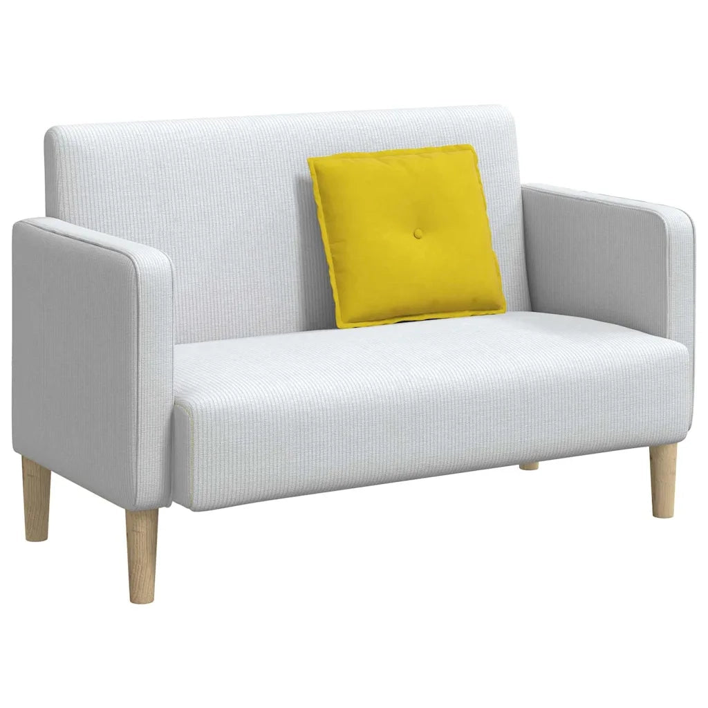 Cuscino per Schiena | Cuscino dorsale Giallo 50 x 45 cm Tessuto in Cords