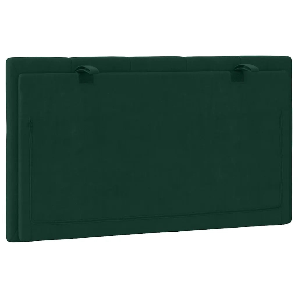 Cuscino Testiera Hanko Verde Scuro 80 cm in Velluto 374646