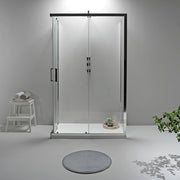 BOX DOCCIA ELITE TRE LATI 70x100x70 CM SCORREVOLE TRASPARENTE