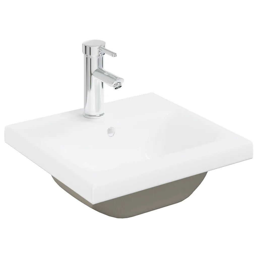 Mobile da Bagno con Lavabo Integrato e Rubinetto-Armadietto da bagno con Lavandino Legno Antico 748985