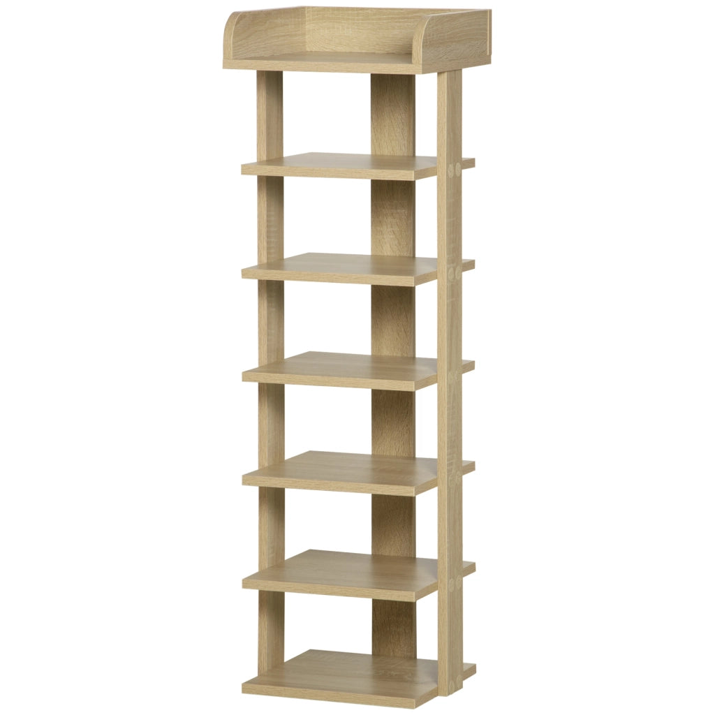 Scarpiera 7 Livelli ¨C Minimal ¨C 32x30x104 cm Roble