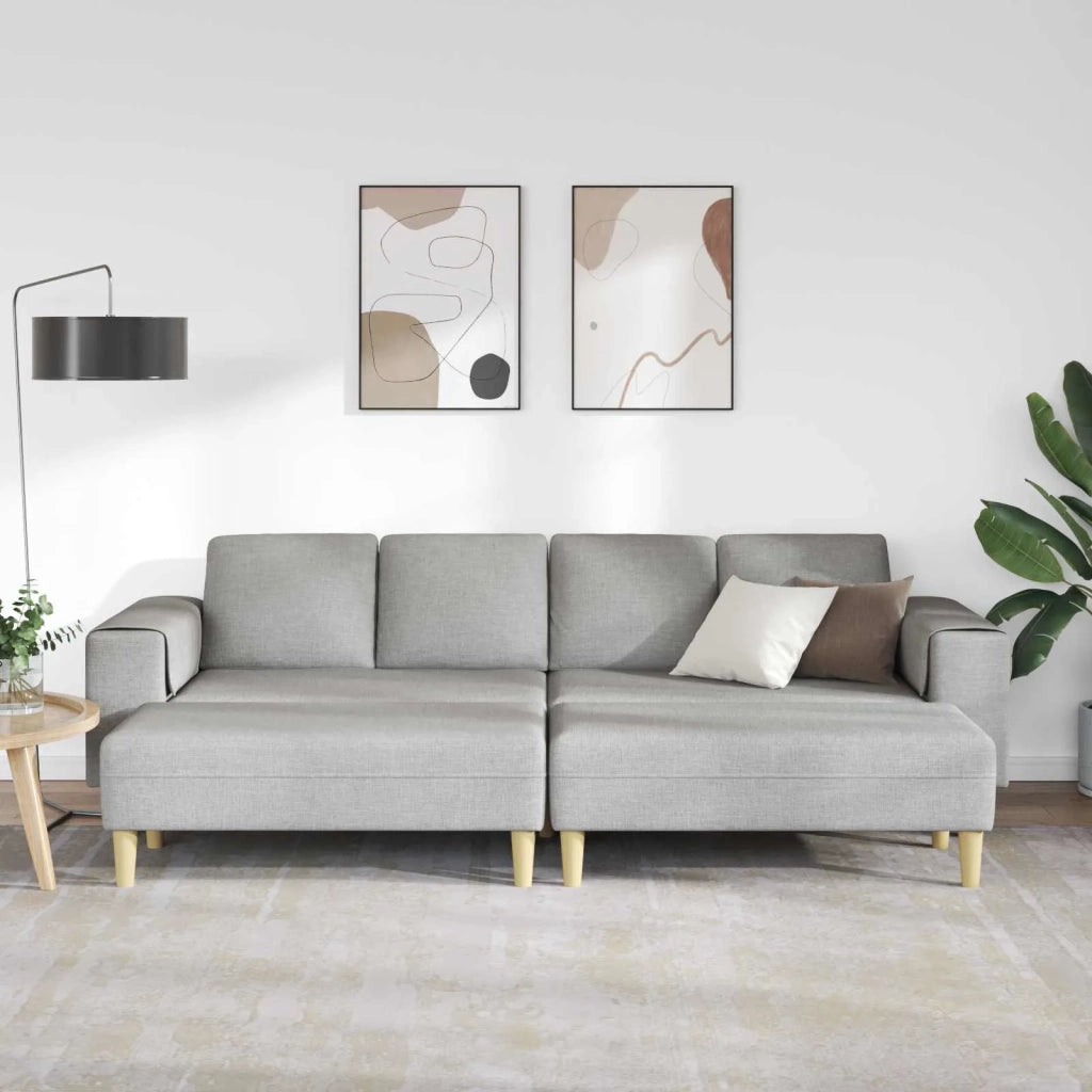 Divano per Soggiorno 3 pcs Grigio Nuvola 250 x 188 x 76 cm 3335120