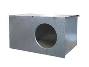 NIDO CONIGLIO CHIUSO PER GABBIA LUSSO  mm.470x240h.