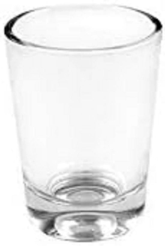 Bicchiere in vetro trasparente - 2 pezzi - 13,5 cl