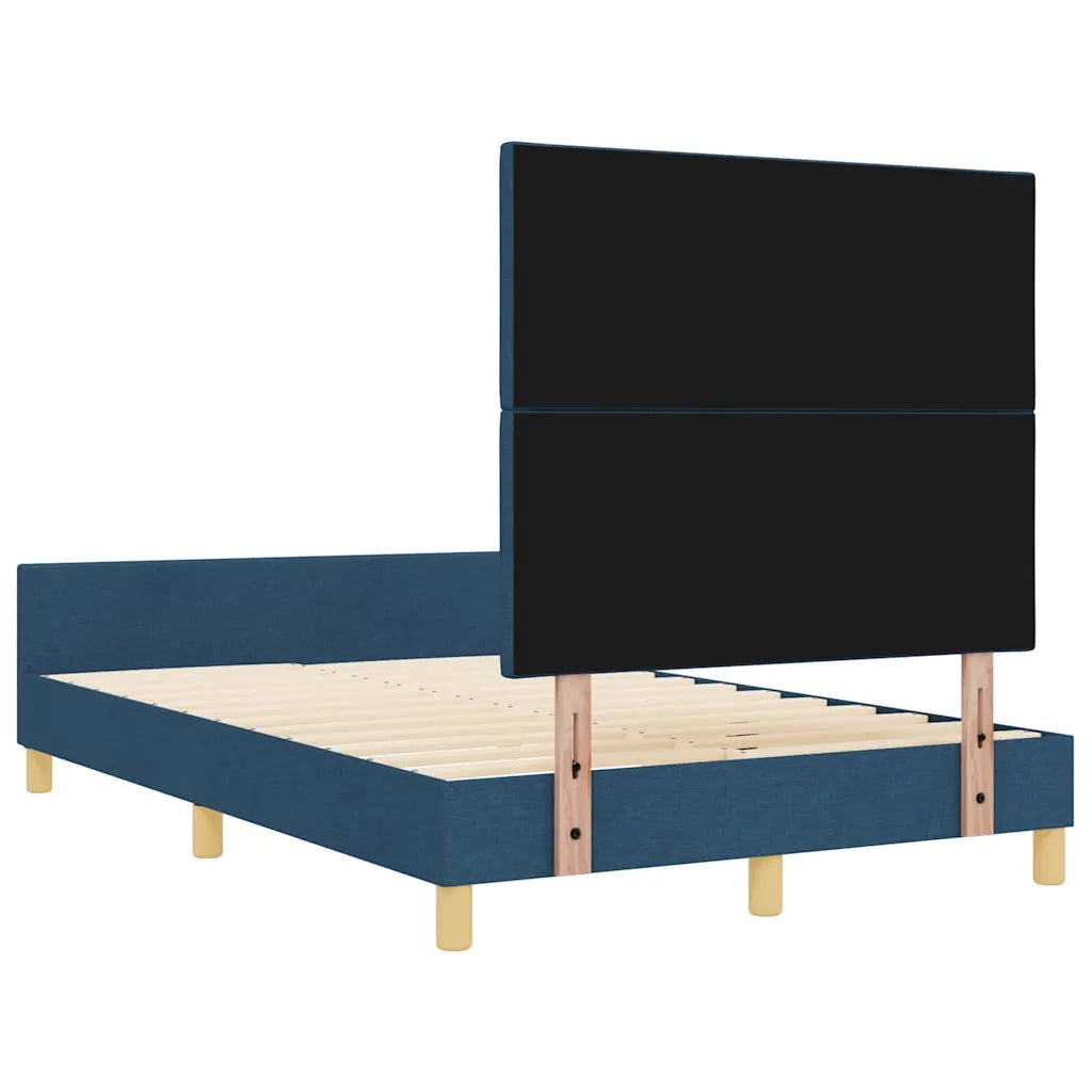 Struttura del letto con testiera Blu 120 x 200 cm Tessuto 3344801