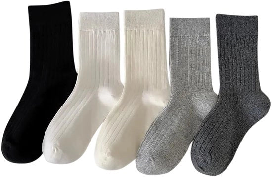 Calze per donna - Mix di cotone extra soffice - Stile invernale - Progettazione aderente - Disegni eleganti - Respiranti e comodi