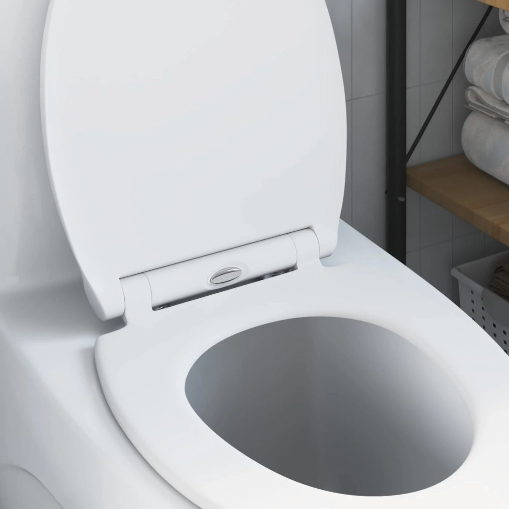 Sedile del WC Bianco 47 x 37,5 x 3,8 cm Duroplast 42002365
