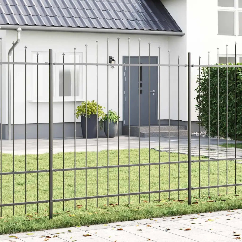 Recinzione per Giardino 5 pcs Grigio 170 x 215 cm 3360116