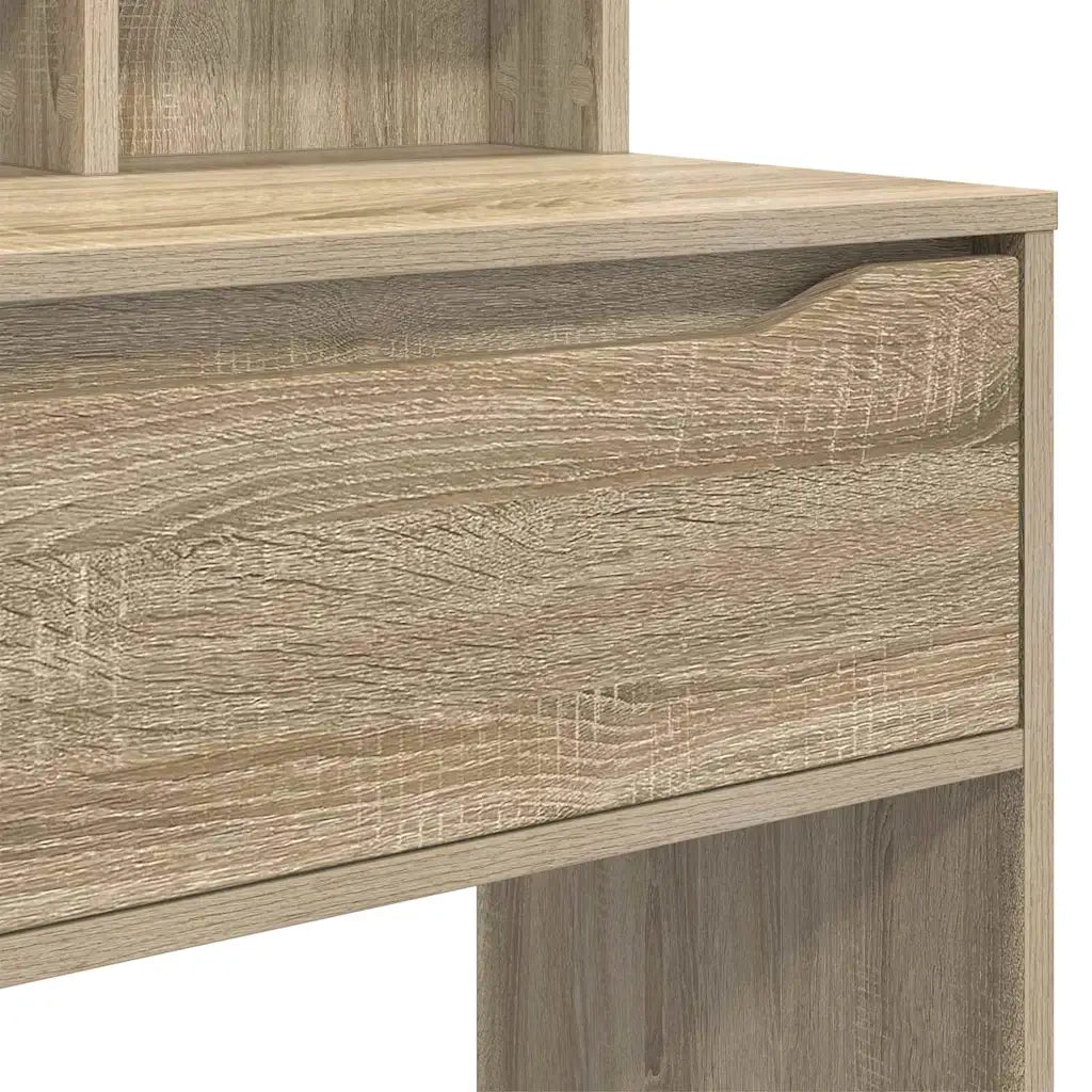 Toeletta | Tavoli da Trucco per Camera da Letto con cassetto Rovere Sonoma