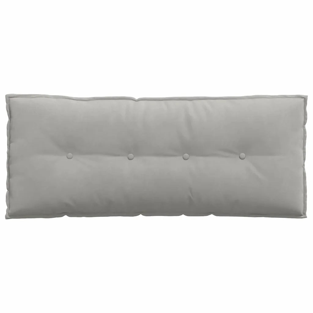 Cuscino per Schiena | Cuscino dorsale Grigio chiaro 120 x 50 cm