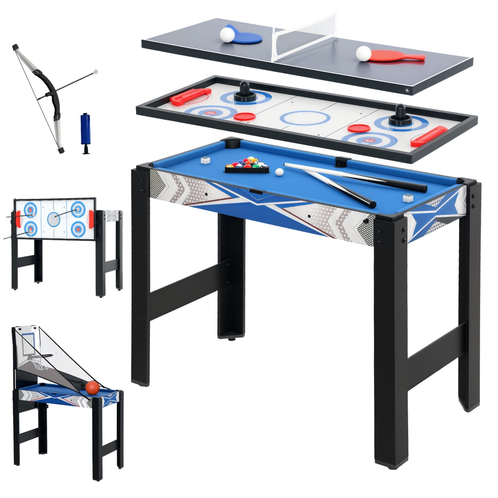 Tavolo da gioco multifunzione 5 in 1 ¨C Minimal ¨C Blu