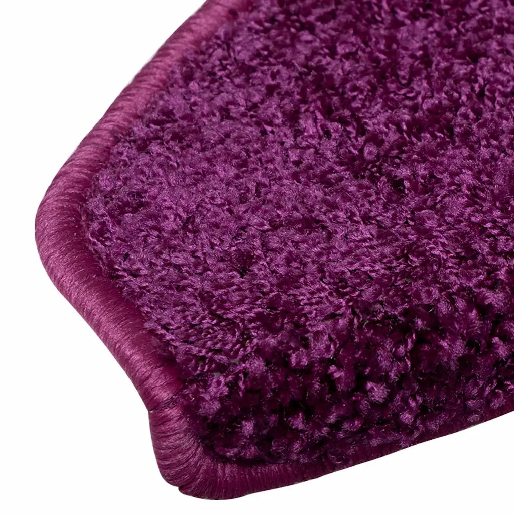 Tappetini per scale 15 pz 65x21x4 cm Viola Semicircolari Grandi 133905
